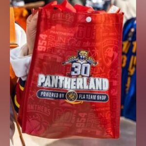Pantherland FLA TEAM SHOP Reusable Snap Waterproof Bag NWOT